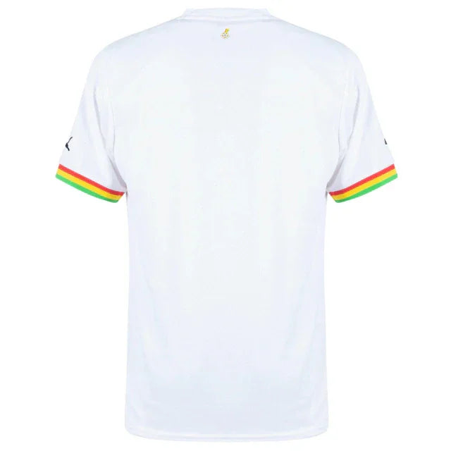Camisa Seleção de Gana I (Home) 2022 - Torcedor Masculina - Branco - Manto Elegante