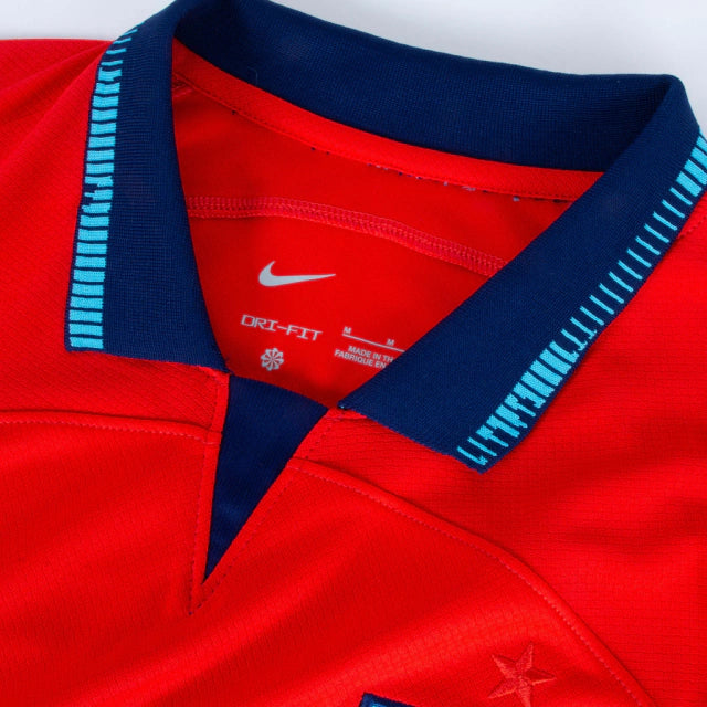 Camisa Seleção da Inglaterra II (Away) 2022 - Torcedor Masculina - Vermelho - Manto Elegante