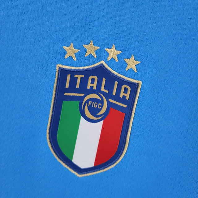Camisa Seleção da Itália I (Home) 2022 - Torcedor Masculina - Azul - Manto Elegante