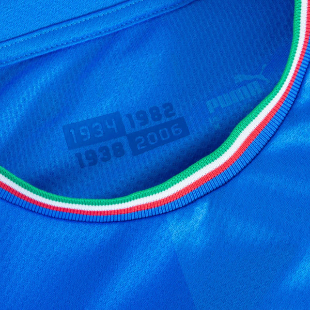 Camisa Seleção da Itália I (Home) 2022 - Torcedor Masculina - Azul - Manto Elegante