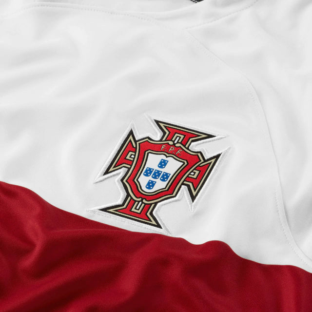 Camisa Seleção de Portugal II (Away) 2022 - Torcedor Masculina - Branco - Manto Elegante