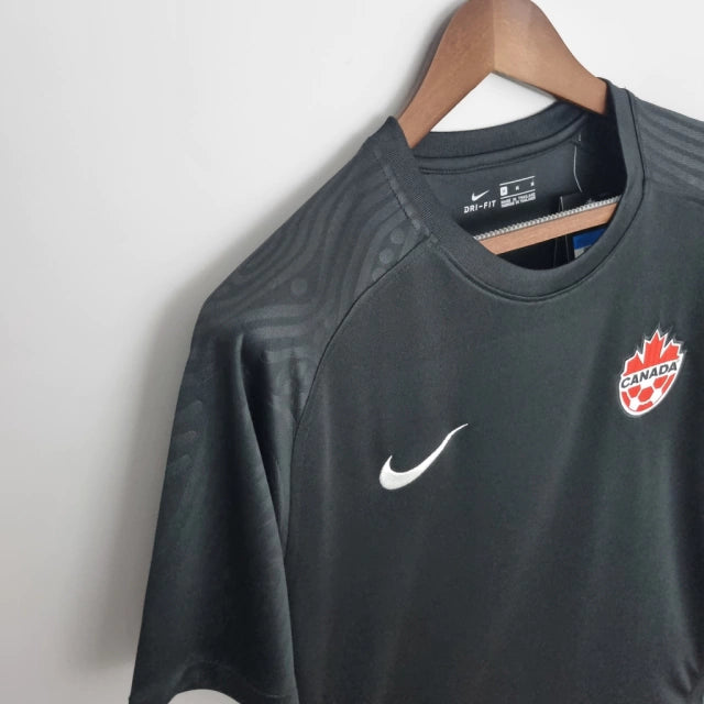 Camisa Seleção do Canadá III (Third) 2022 - Torcedor Masculina - Preto - Manto Elegante