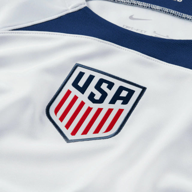 Camisa Seleção do Estados Unidos I (Home) 2022 - Torcedor Masculina - Branco - Manto Elegante