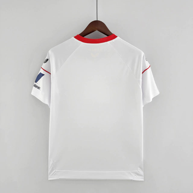Camisa Sevilla I (Home) 22/23 - Torcedor Masculina - Branco - Manto Elegante