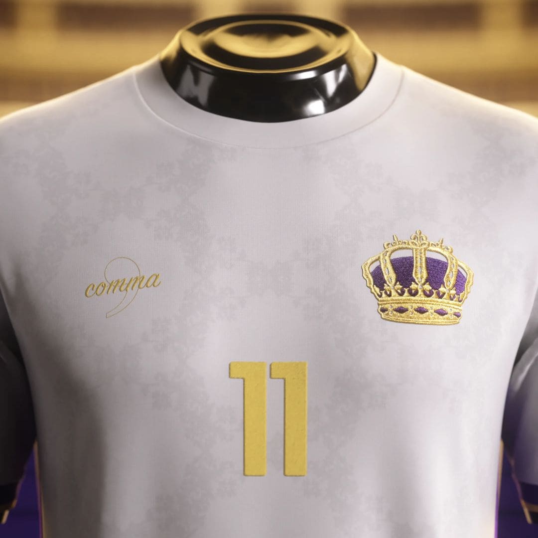Camisa "Legends Of Madrid" 24/25 - Bale #11 THE CANNON - Edição Especial Trio BBC - Torcedor Masculina - Branco