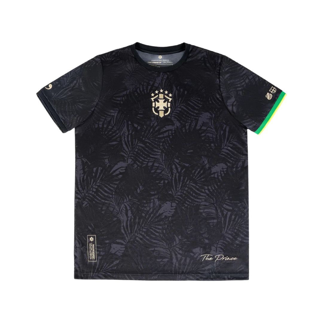 Camisa "The Prince" Neymar Jr #10 23/24 - Torcedor Masculina - Preto