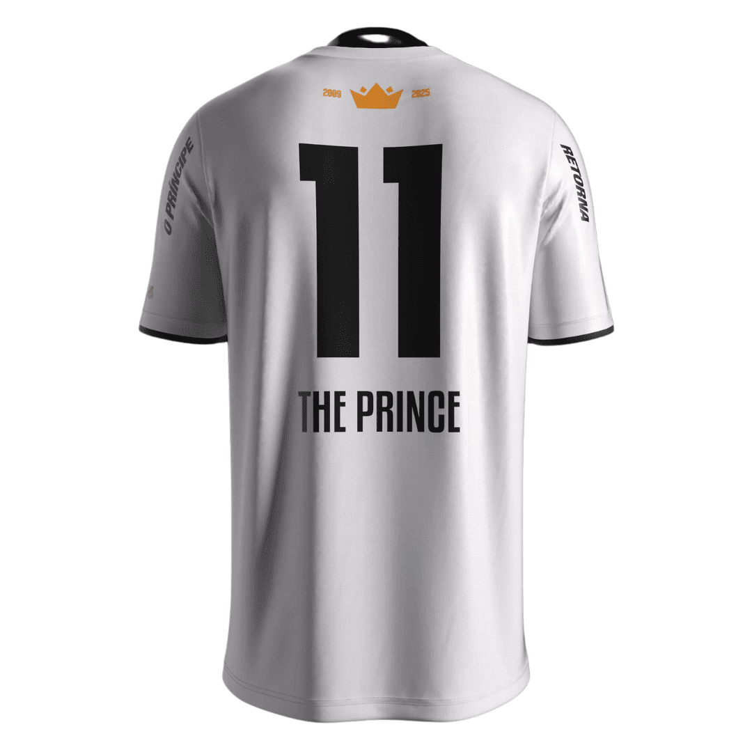Camisa Edição Legends The Prince #11 2025 - Torcedor Masculina - Branco