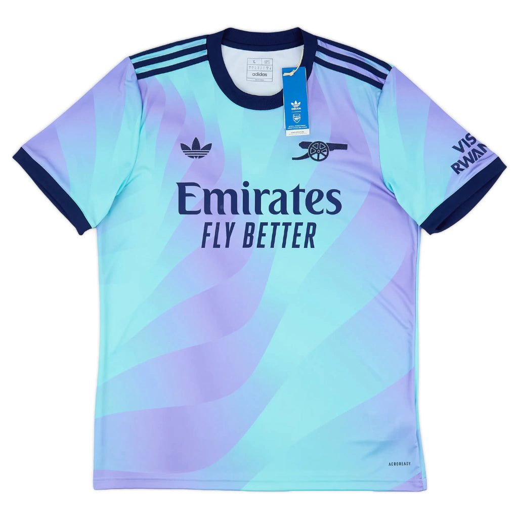 Camisa Arsenal III (Third) 24/25 - Torcedor Masculina - Azul e Lilás