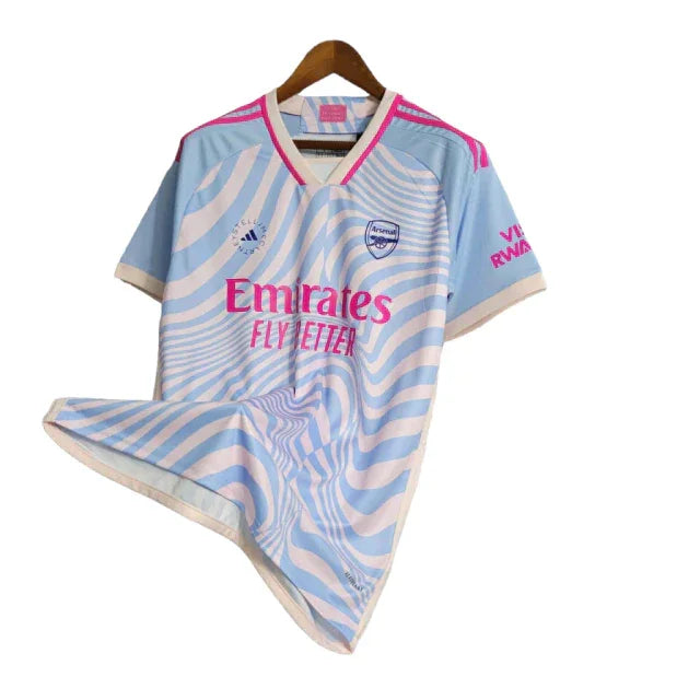 Camisa de Treino Arsenal 23/24 - Torcedor Masculina - Azul e Branco - Manto Elegante