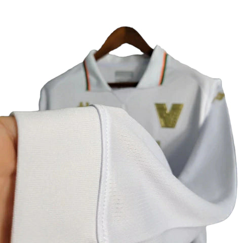 Camisa Manga Longa Venezia II (Away) 23/24 - Torcedor Masculina - Branco - Manto Elegante