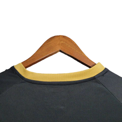 Camisa Manga Longa Venezia I (Home) 23/24 - Torcedor Masculina - Preto - Manto Elegante