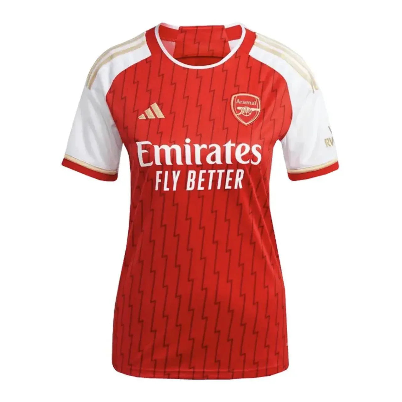 Camisa Arsenal I (Home) 23/24 - Torcedor Feminina - Vermelho - Manto Elegante