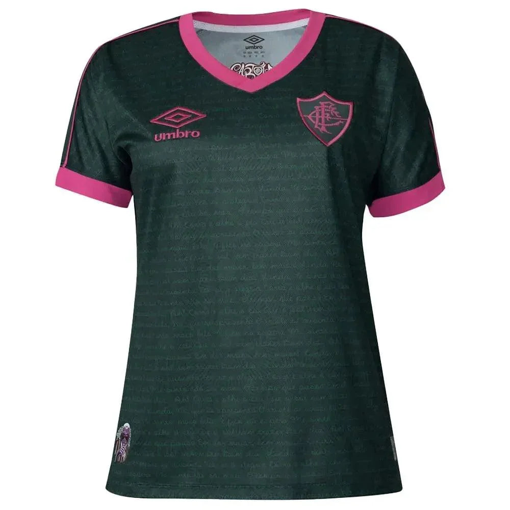 Camisa Fluminense III 23/24 - Torcedor Feminina - Verde - Manto Elegante