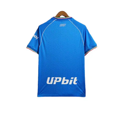 Camisa Napoli I (Home) 23/24 - Torcedor Masculina - Azul - Manto Elegante