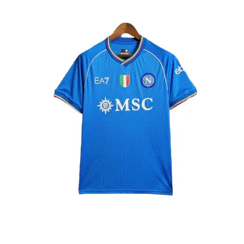 Camisa Napoli I (Home) 23/24 - Torcedor Masculina - Azul - Manto Elegante