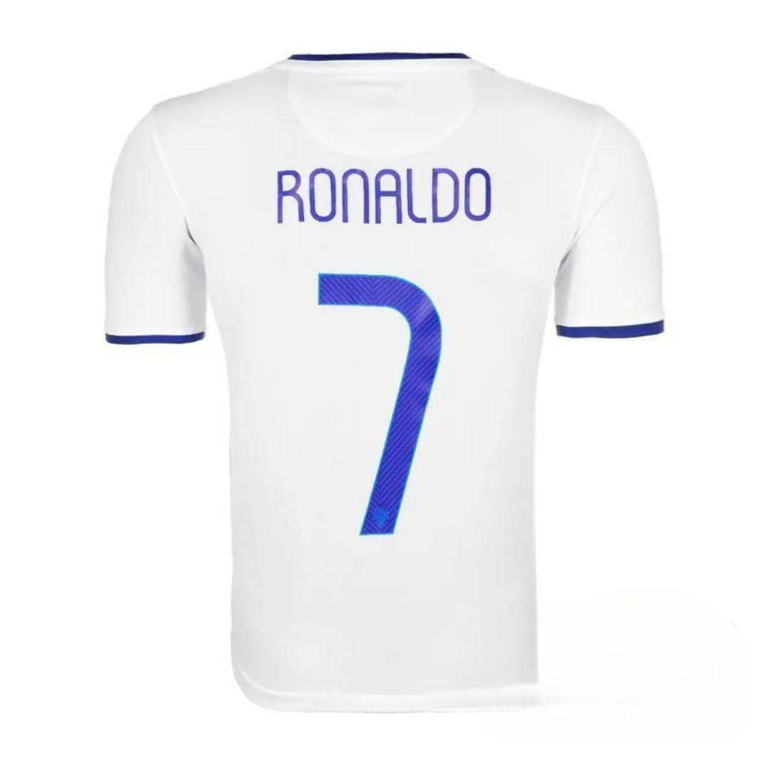 Camisa Retrô Portugal II Cristiano Ronaldo #7 2014 - Torcedor Masculina - Branco