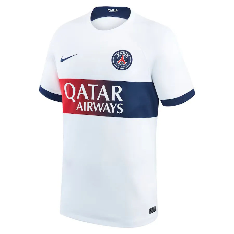 Camisa PSG II (Away) 23/24 - Torcedor Masculina - Branco - Manto Elegante