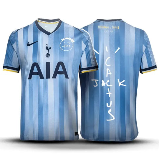 Camisa Tottenham x Travis Scott Edição Limitada Cactus Jack 24/25 - Torcedor Masculina - Azul
