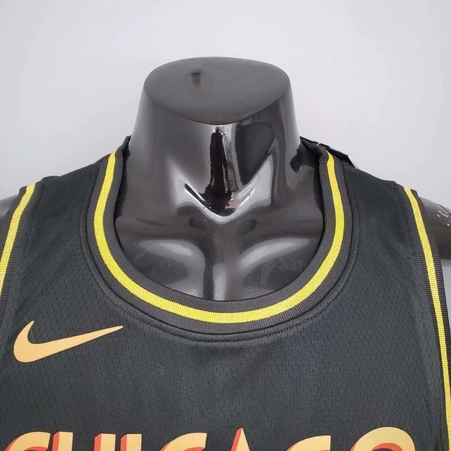 Camiseta Regata Chicago Bulls - Masculina - Preto e Amarelo