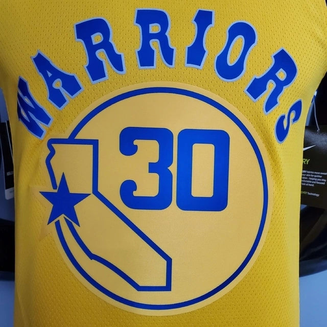 Camiseta Regata Golden State Warriors Edição Clássica - Masculina - Amarelo