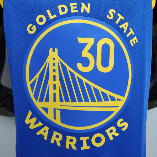 Camiseta Regata Golden State Warriors - Masculina - Azul e Amarelo