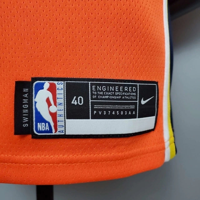 Camiseta Regata Golden State Warriors - Masculina - Laranja