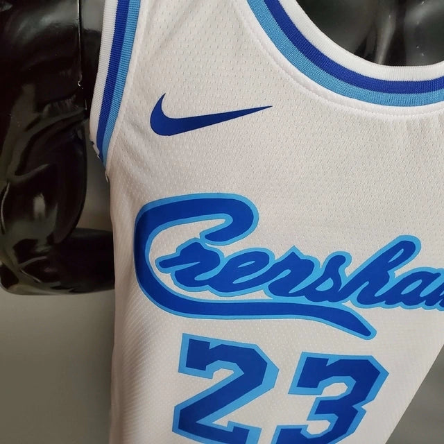 Camiseta Regata Los Angeles Lakers Crenshaw - Masculina - Branco