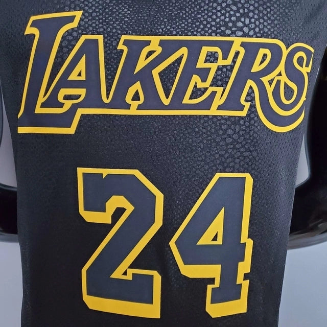 Camiseta Regata Los Angeles Lakers - Masculina - Preto e Amarelo