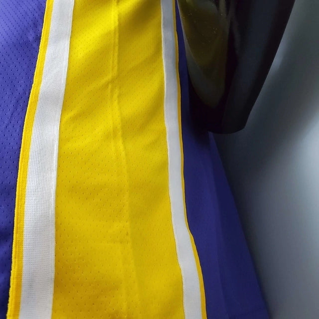 Camiseta Regata Los Angeles Lakers - Masculina - Roxo e Amarelo