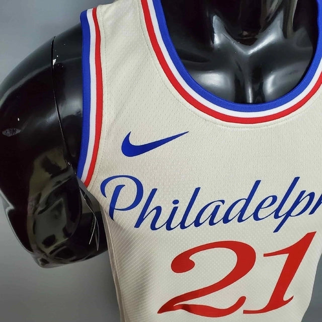 Camiseta Regata Philadelphia 76ers - Masculina - Bege