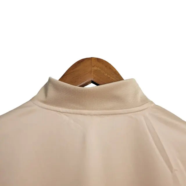 Jaqueta São Paulo 23/24 - Masculina - Bege e Vermelho - Manto Elegante