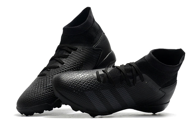 Chuteira de Society Adidas Predator 20.3 TF Society All Black - Manto Elegante
