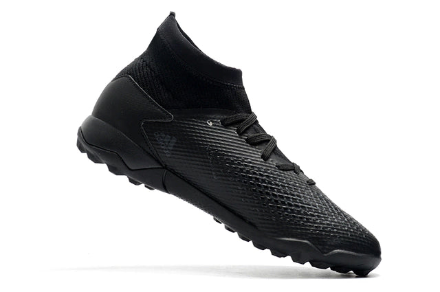 Chuteira de Society Adidas Predator 20.3 TF Society All Black - Manto Elegante