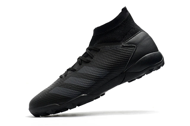 Chuteira de Society Adidas Predator 20.3 TF Society All Black - Manto Elegante