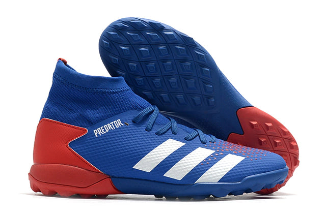 Chuteira de Society Adidas Predator 20.3 TF Society Big Blue - Manto Elegante