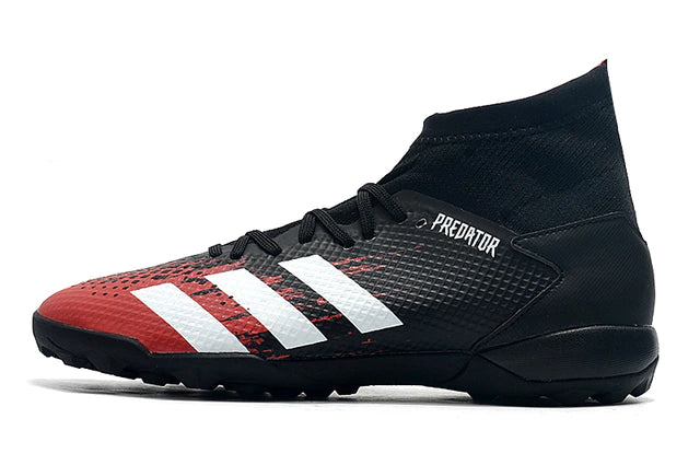 Chuteira de Society Adidas Predator 20.3 TF Society Red Night - Manto Elegante