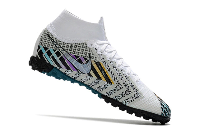 Chuteira de Society Nike Mercurial Superfly 7 Color Telegraph - Manto Elegante