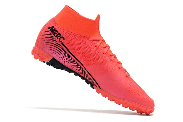 Chuteira de Society Nike Mercurial Superfly 7 Vermelho - Manto Elegante