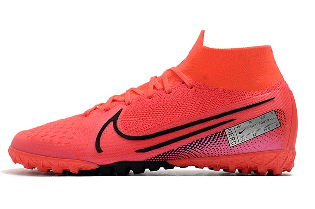 Chuteira de Society Nike Mercurial Superfly 7 Vermelho - Manto Elegante
