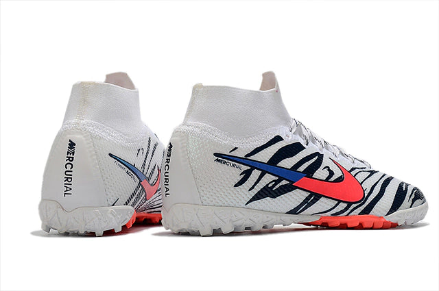 Chuteira de Society Nike Mercurial Superfly 7 White Tiger - Manto Elegante