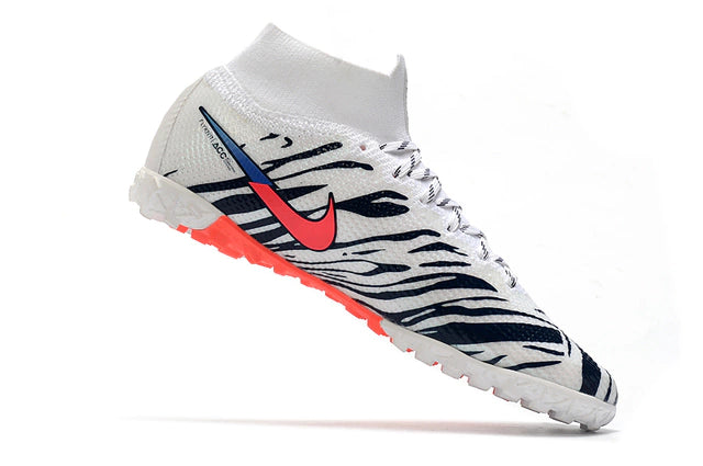 Chuteira de Society Nike Mercurial Superfly 7 White Tiger - Manto Elegante