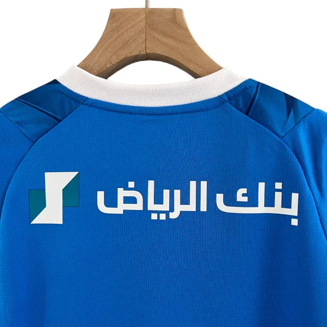 Conjunto Infantil Al-Hilal I (Home) 23/24 - Azul - Manto Elegante