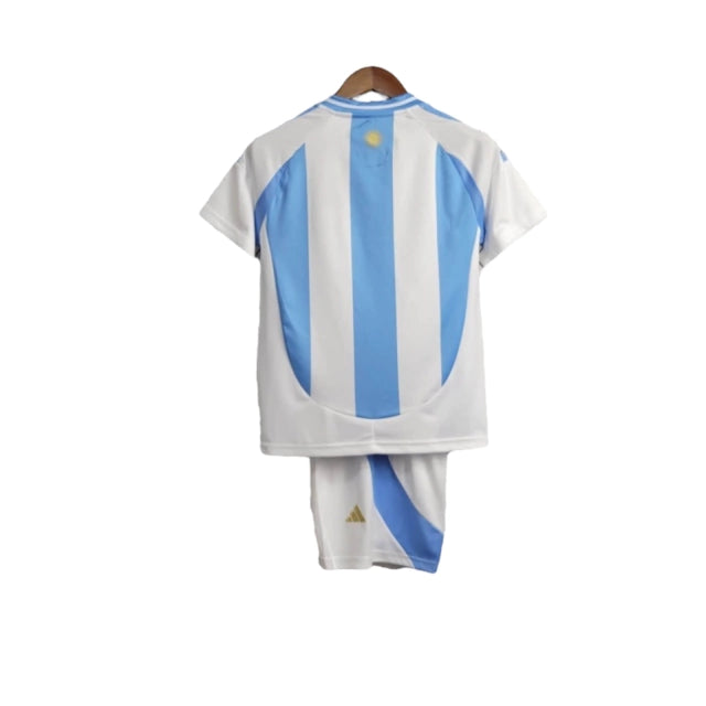 Conjunto Infantil Seleção da Argentina I (Home) 24/25 - Branco e Azul