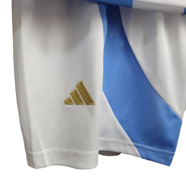Conjunto Infantil Seleção da Argentina I (Home) 24/25 - Branco e Azul