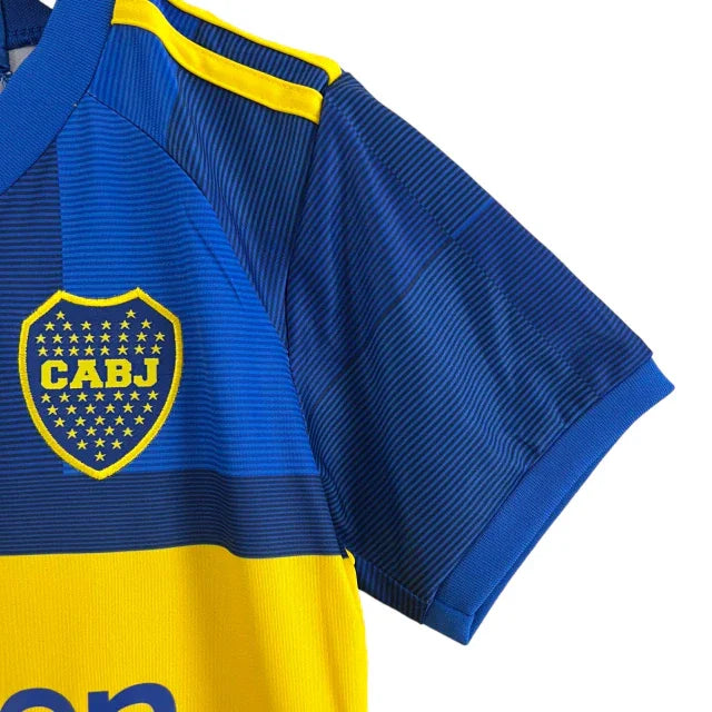 Conjunto Infantil Boca Juniors I (Home) 23/24 - Azul e Amarelo - Manto Elegante