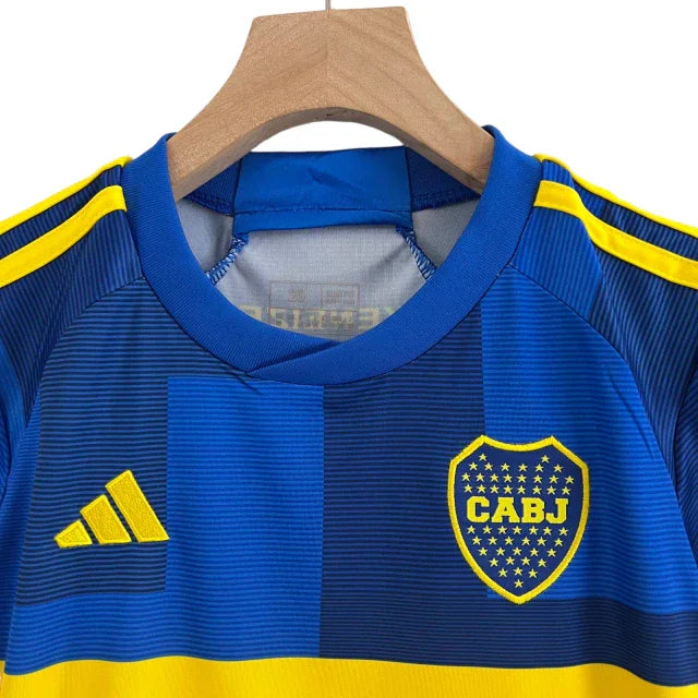 Conjunto Infantil Boca Juniors I (Home) 23/24 - Azul e Amarelo - Manto Elegante