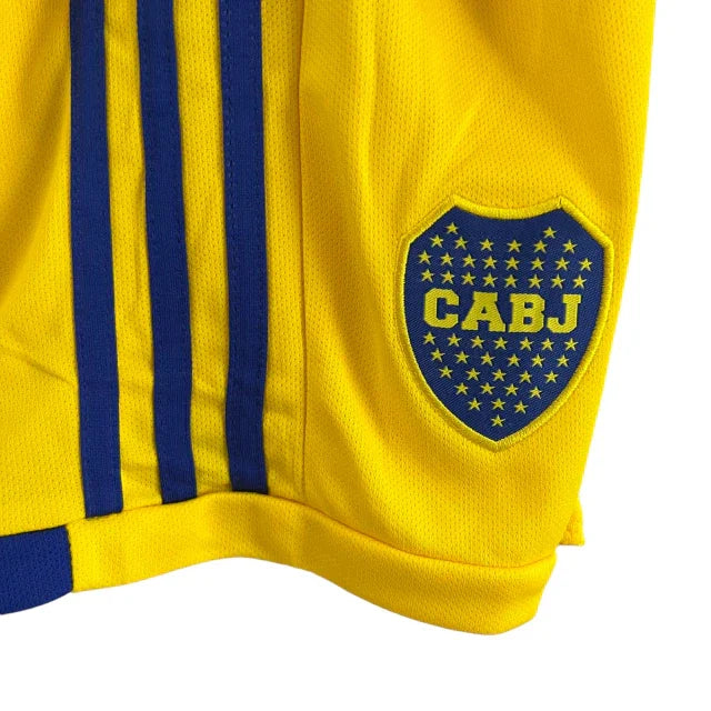 Conjunto Infantil Boca Juniors II (Away) 23/24 - Amarelo - Manto Elegante