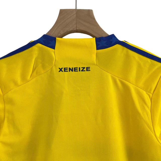 Conjunto Infantil Boca Juniors II (Away) 23/24 - Amarelo - Manto Elegante