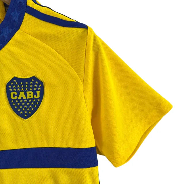 Conjunto Infantil Boca Juniors II (Away) 23/24 - Amarelo - Manto Elegante