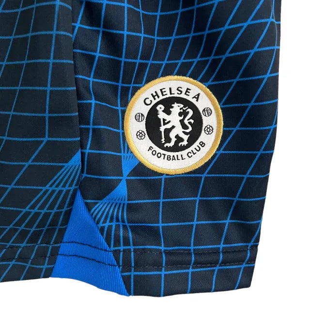 Conjunto Infantil Chelsea II (Away) 23/24 - Preto - Manto Elegante